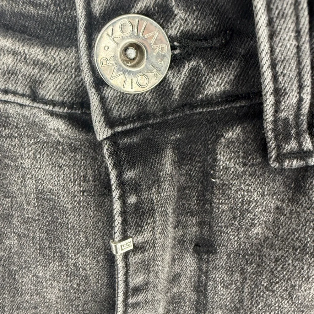 Kollar 203 Rockstars Old School Grey Acid Wash Skinny Jeans Mens 32 Distressed